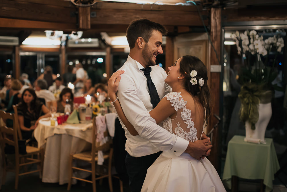 Servizio fotografico di matrimonio presso il ristorante Le Calandrine, Treviso. Camilla & Elia sposi. Michelino Studio fotografi di matrimonio professionisti a Treviso. 026